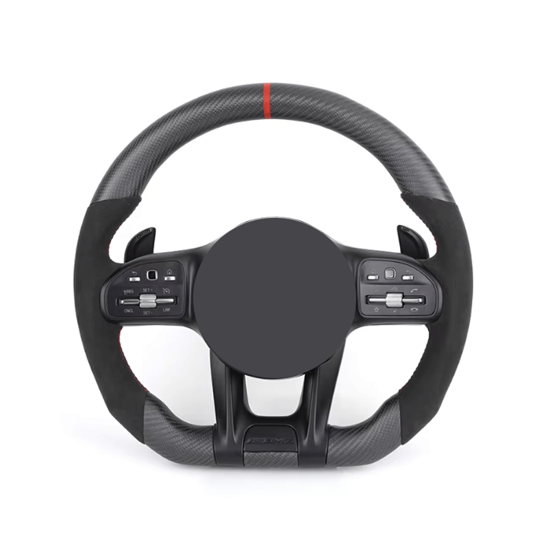 Mercedes Benz AMG - Mat Carbon - Alcantara - Røde Detaljer