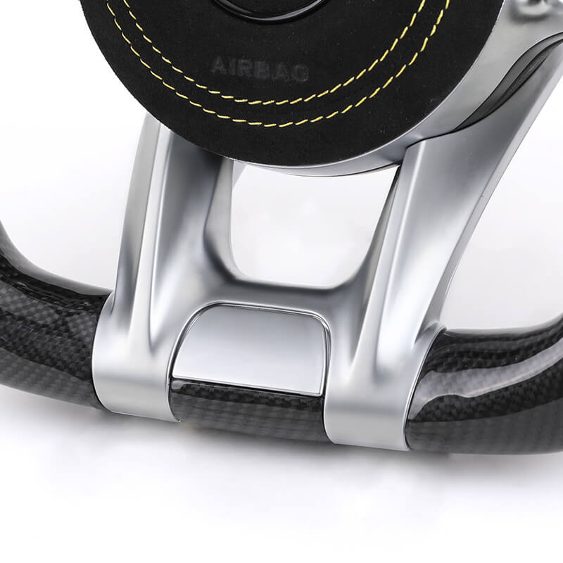 Mercedes Benz AMG - Carbon - Alcantara Læder - Gule Detaljer - LED Skærm