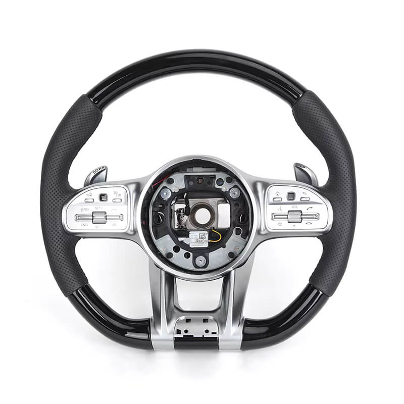 Mercedes Benz AMG - Piano Sort Carbon - Perferted Læder Sider