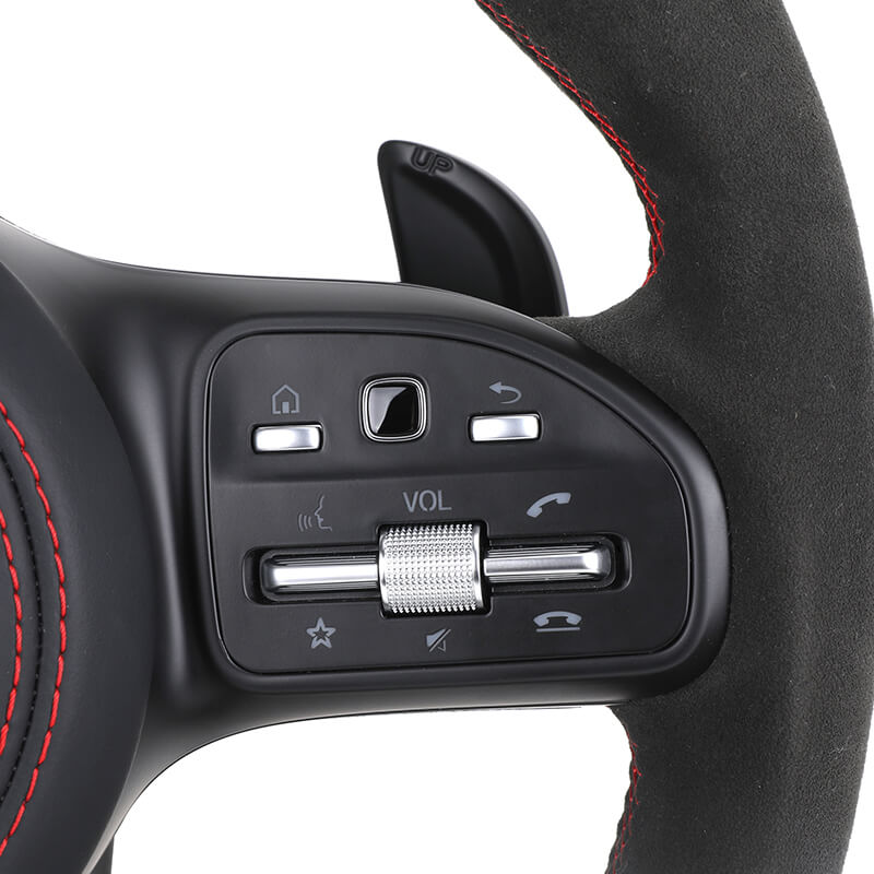 Mercedes Benz AMG - Mat Carbon - Alcantara - Røde Detaljer