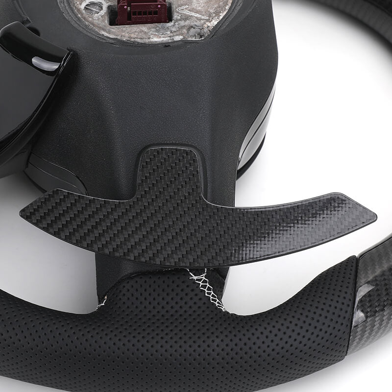 Mercedes Benz AMG - Carbon - Perferted Læder - Hvid Toplnje