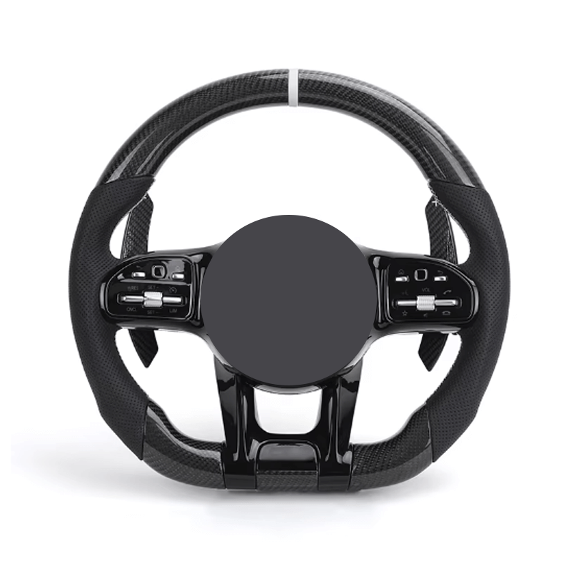 Mercedes Benz AMG - Carbon - Perferted Læder - Hvid Toplnje