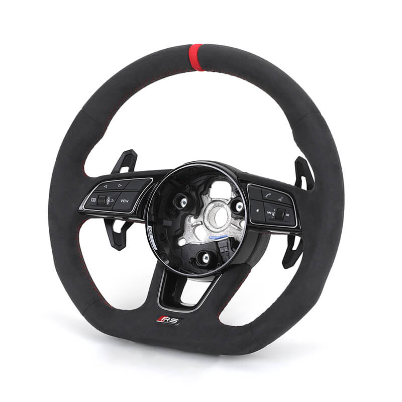 Audi - Fuld Alcantara - Rød Detaljer