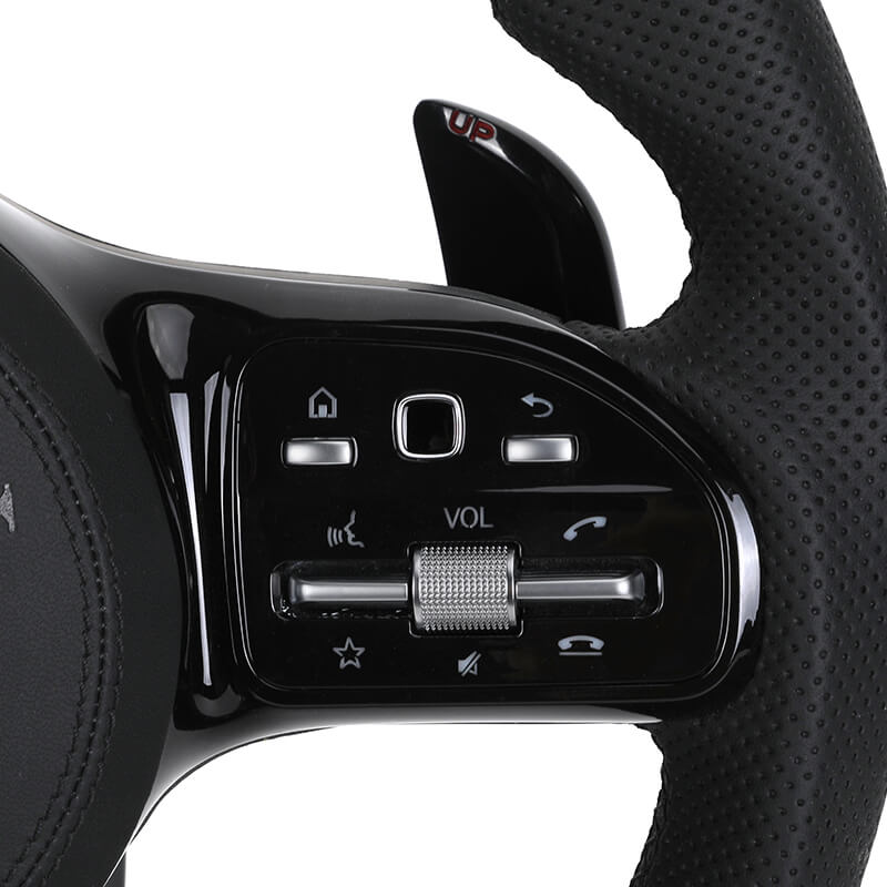 Mercedes Benz AMG - Sort Carbon - Perferted Læder - LED Skærm