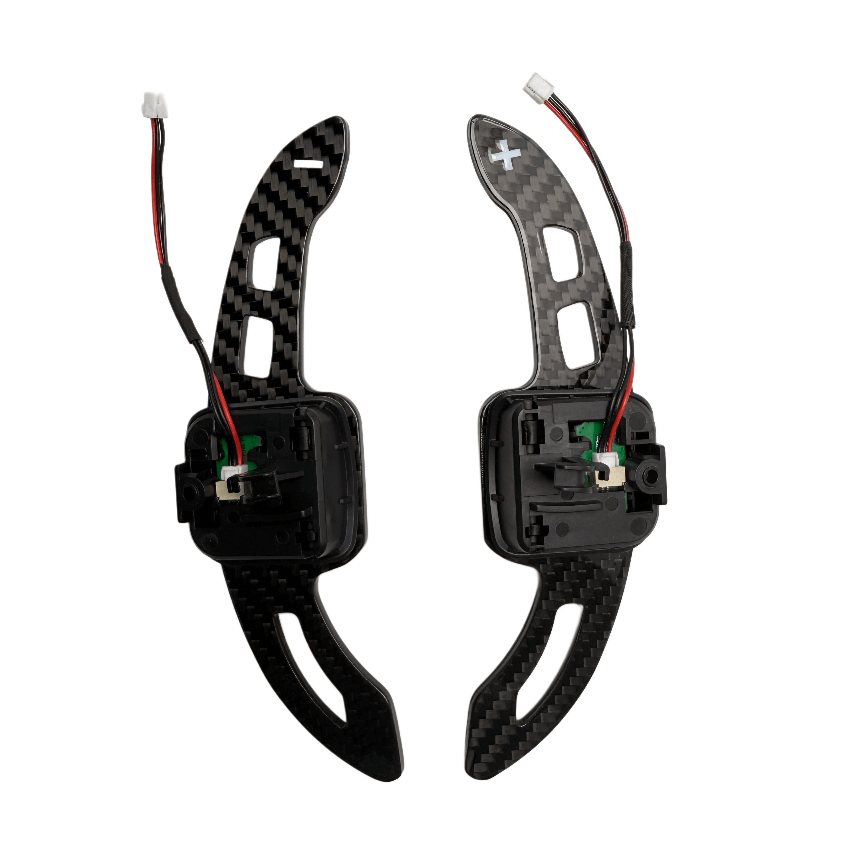 AUDI - Carbon - Paddleshifters - Hvid