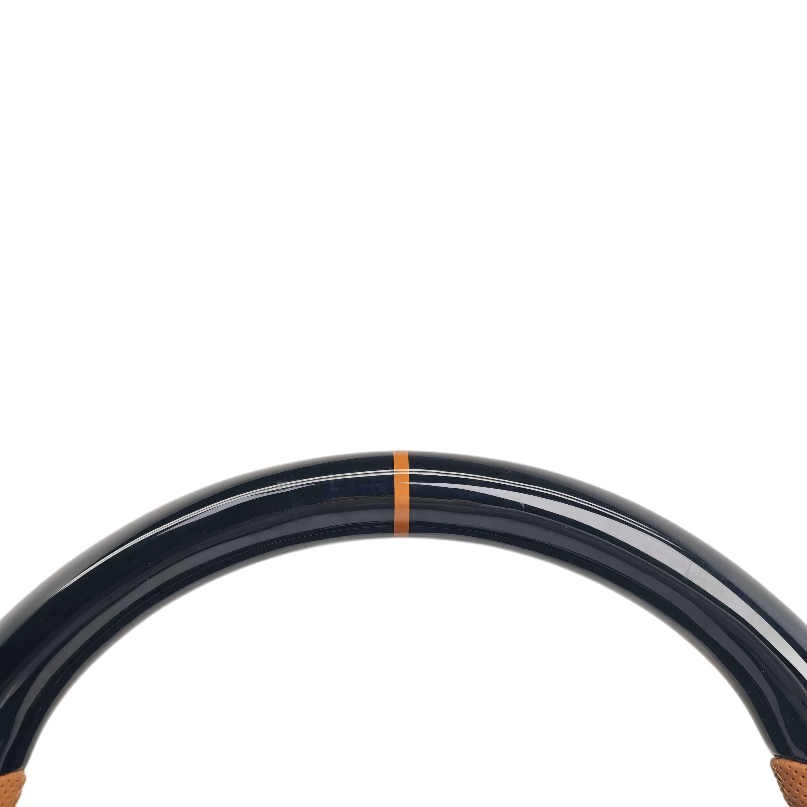 BMW - F-Serie - Sort Blank Carbon - Brun Perferted Læder