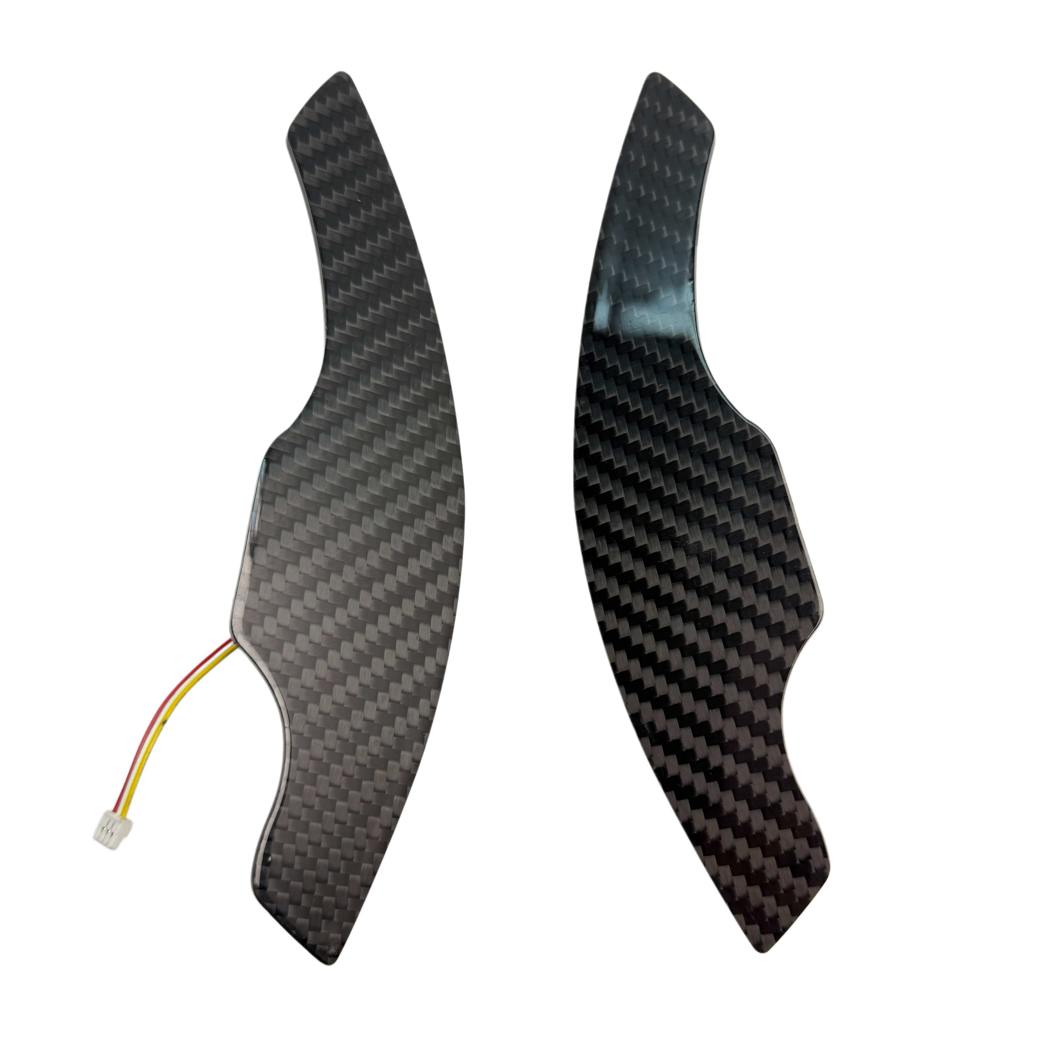 Audi - Carbon Fiber - Paddleshifters - Rød