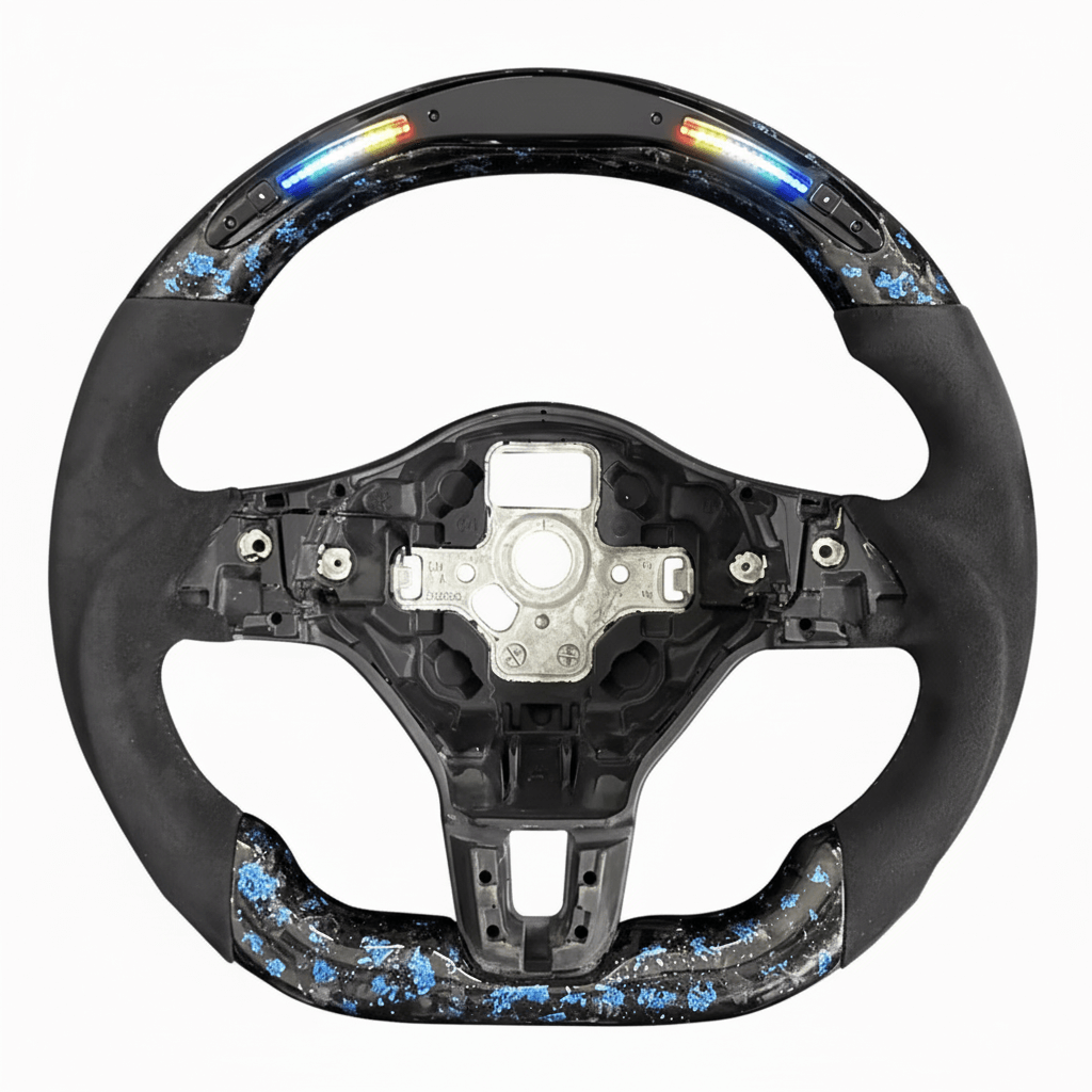 VW Golf MK6 - Blå Forged Carbon - LED Skærm