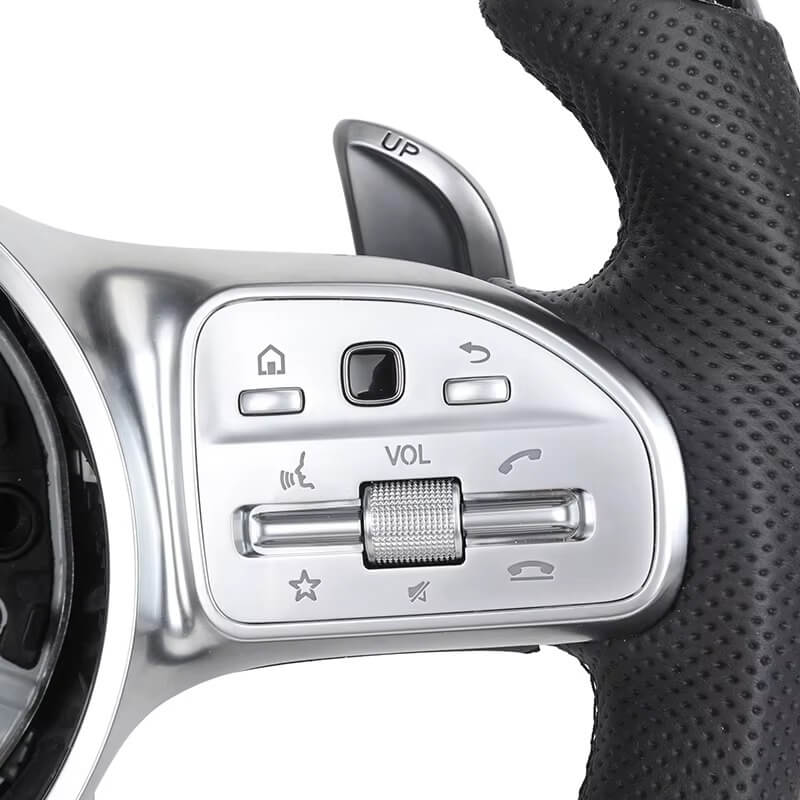 Mercedes Benz AMG - Sort Carbon - Perferted Læder sider - LED Skærm