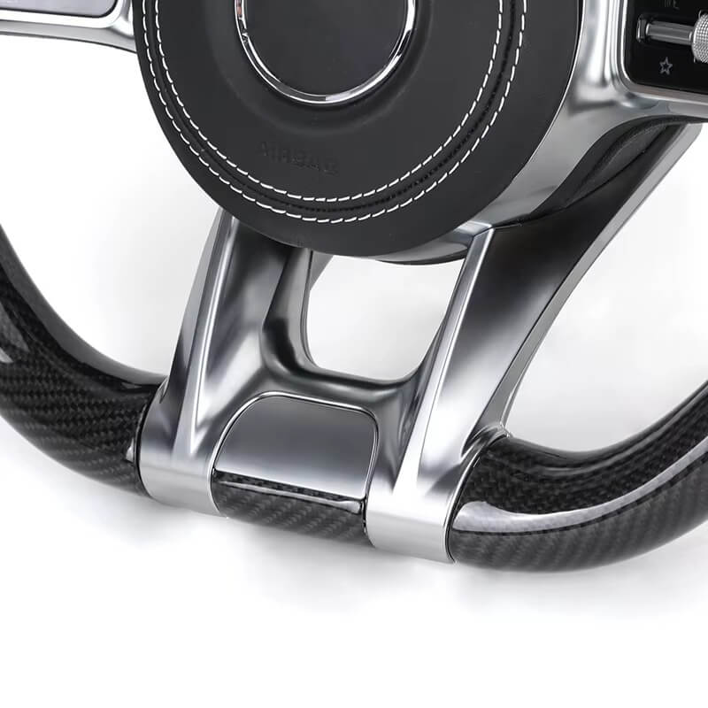 Mercedes Benz AMG - Sort Carbon - Perferted Læder sider - LED Skærm