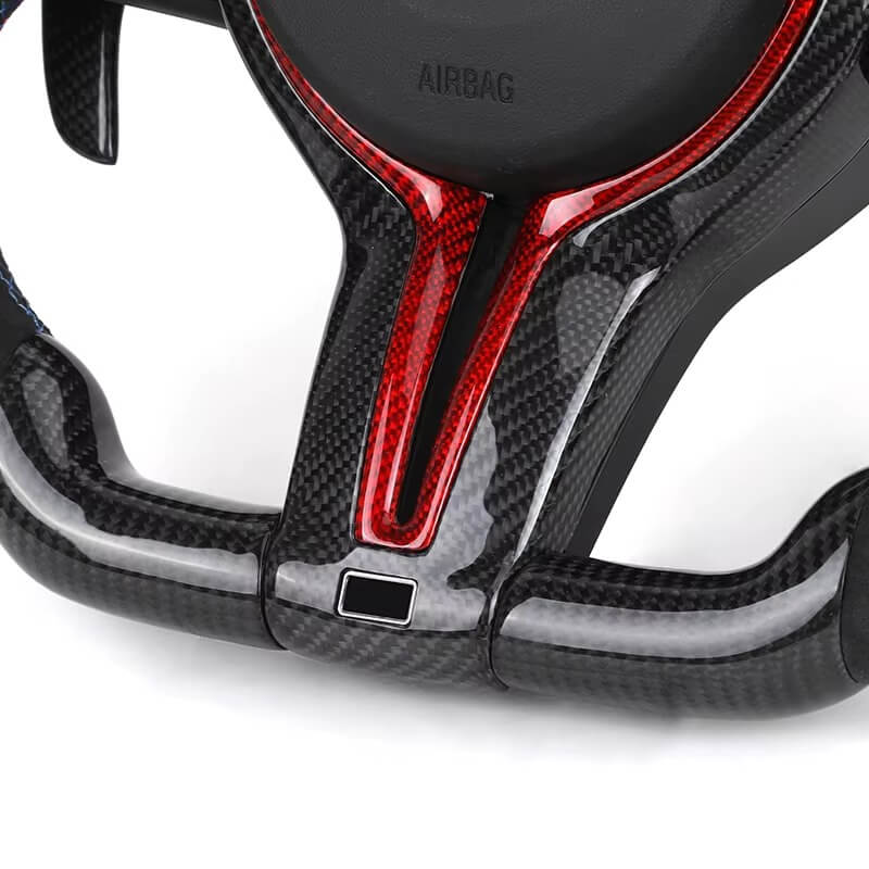 BMW - F-Serie - Rød Forged Carbon - Alcantara Sider - LED Skærm