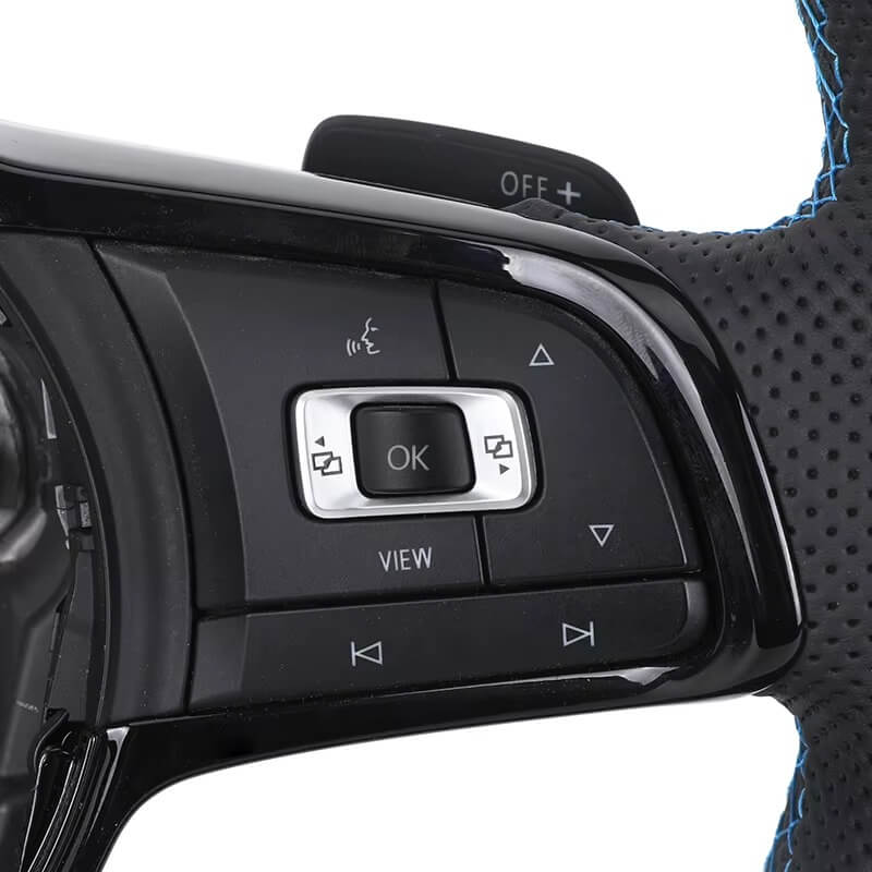 VW Golf MK7 - Alcantara og Læder - Blå Toplinje