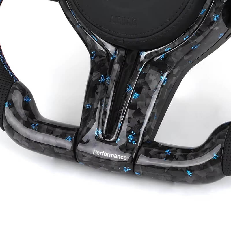 BMW - F-Serie - Forged Blå Carbon - Perferted Læder - LED Skærm