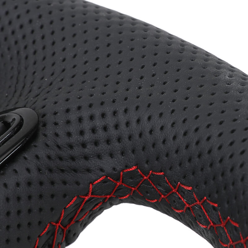 Audi - Halv Perferted Læder - RS logo - Røde detaljer