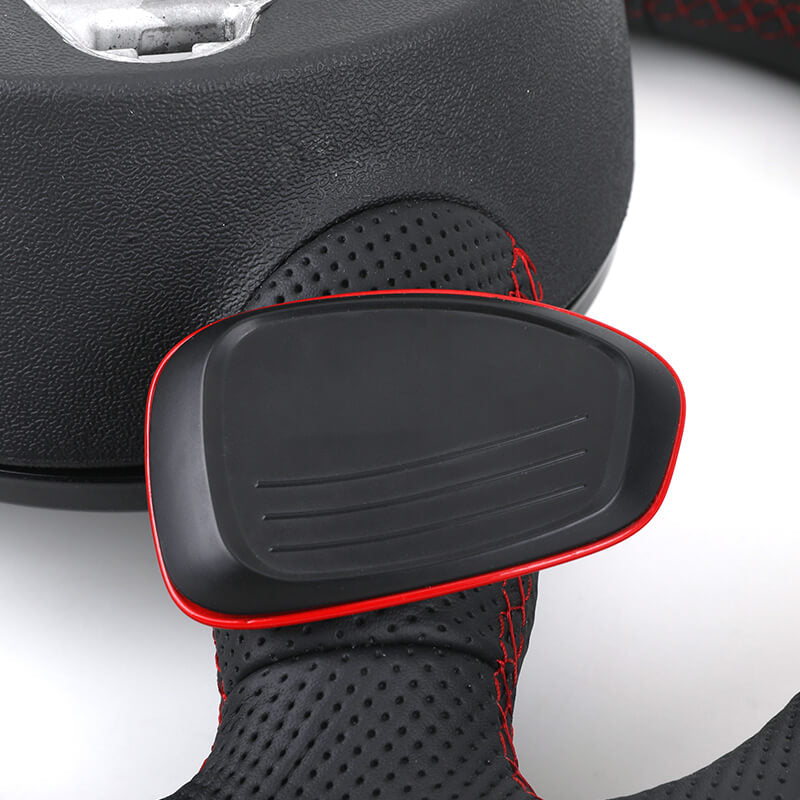 Audi - Halv Perferted Læder - RS logo - Røde detaljer