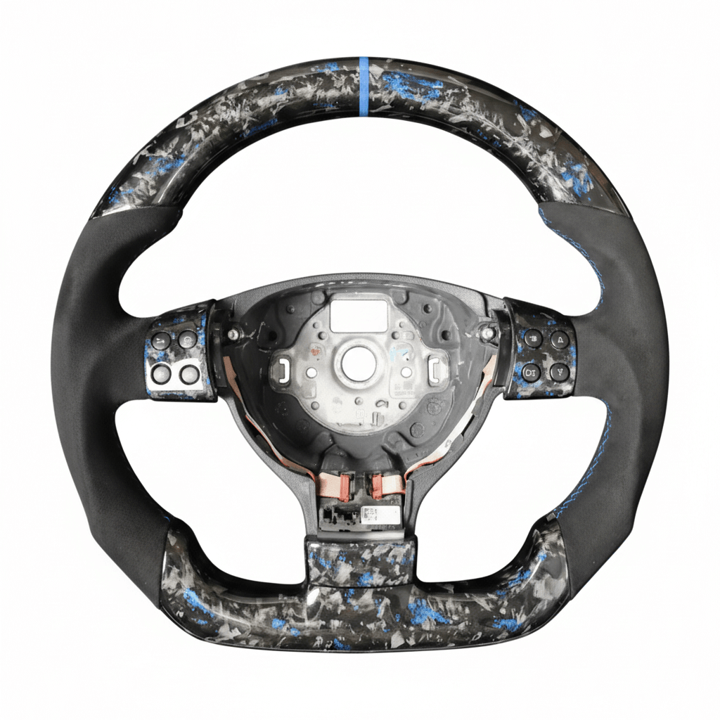 VW Golf MK5 - Blå Forged - Alcantara Sider - Med knapper