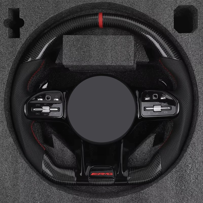 Mercedes Benz AMG - Carbon - Perferted Læder - Røde Detaljer