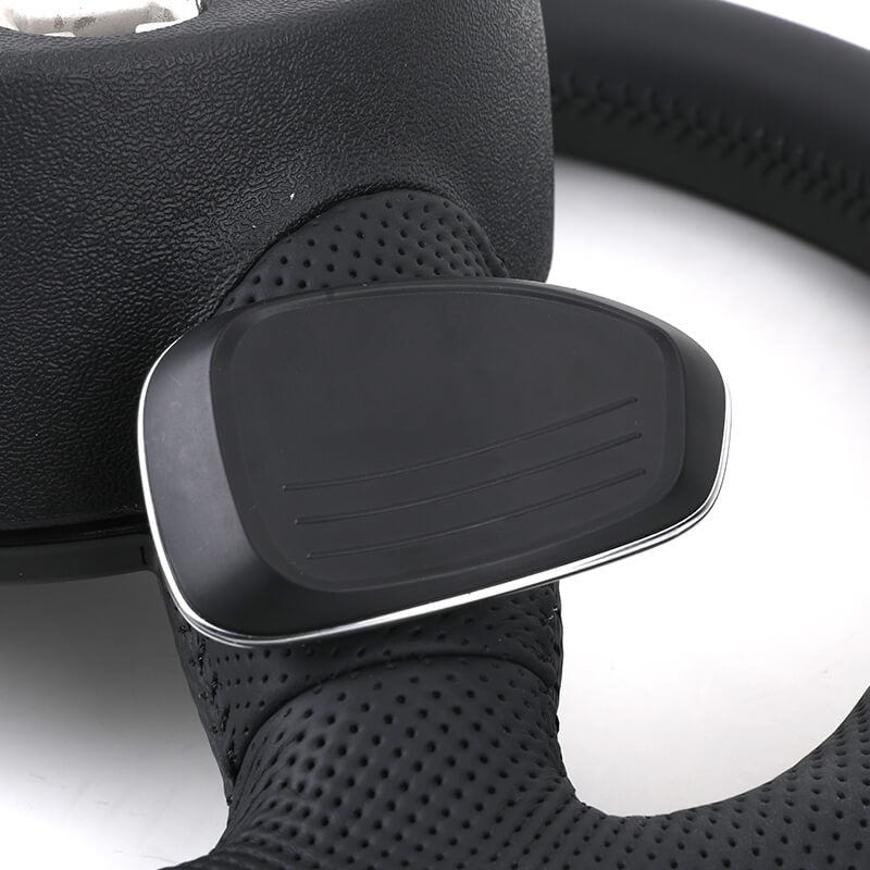 Audi - Halv Perferted Læder - Sorte Sygninger