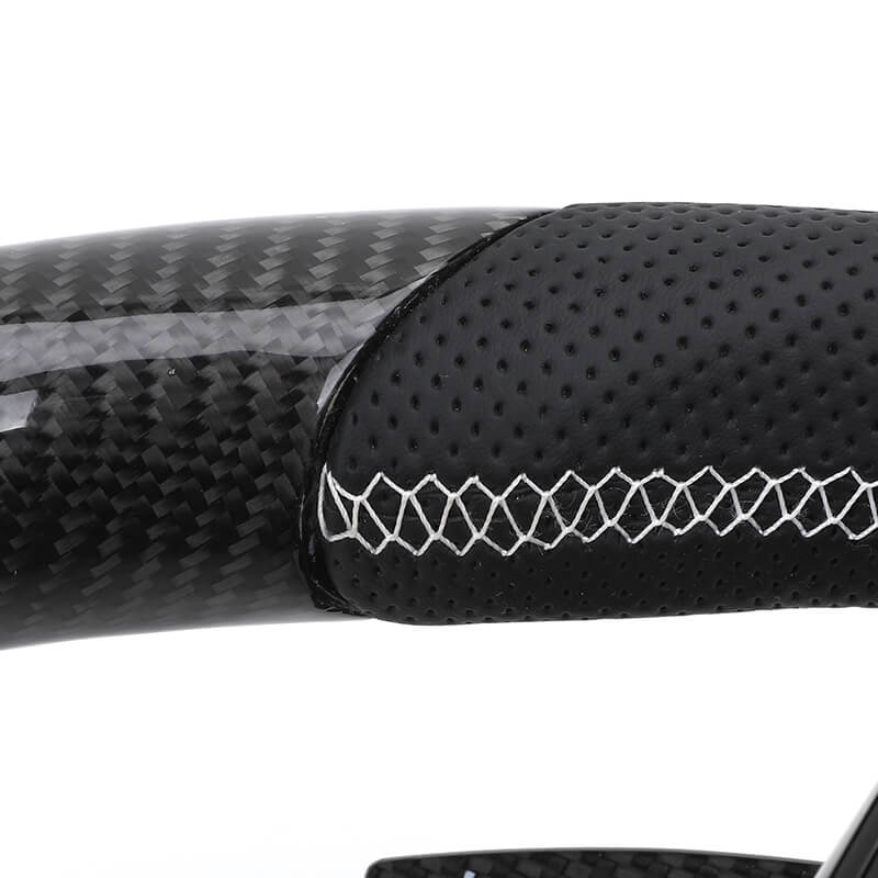 Mercedes Benz AMG - Carbon - Perferted Læder - Hvid Toplnje