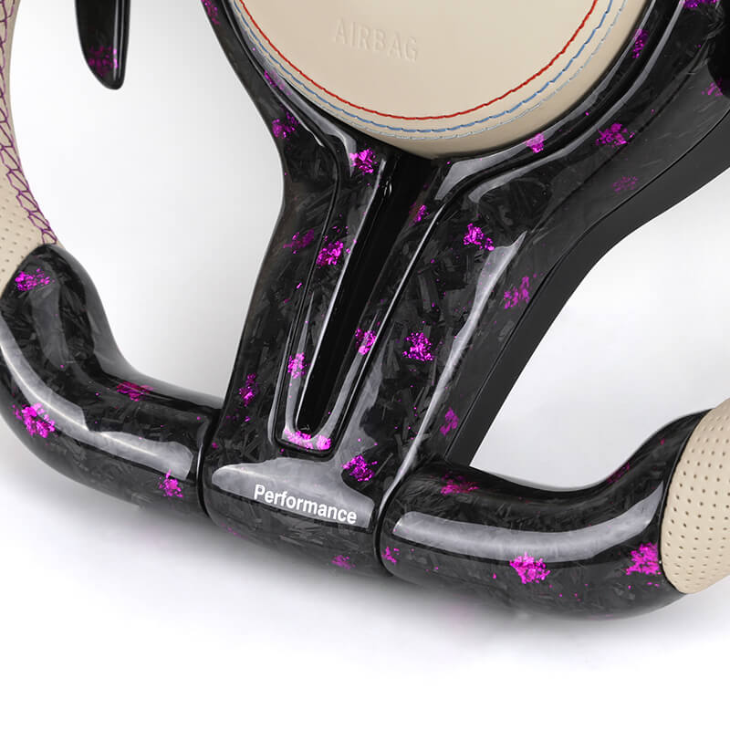 BMW - F-Serie - Lilla Forged Carbon - Lys Perferted Læder - LED