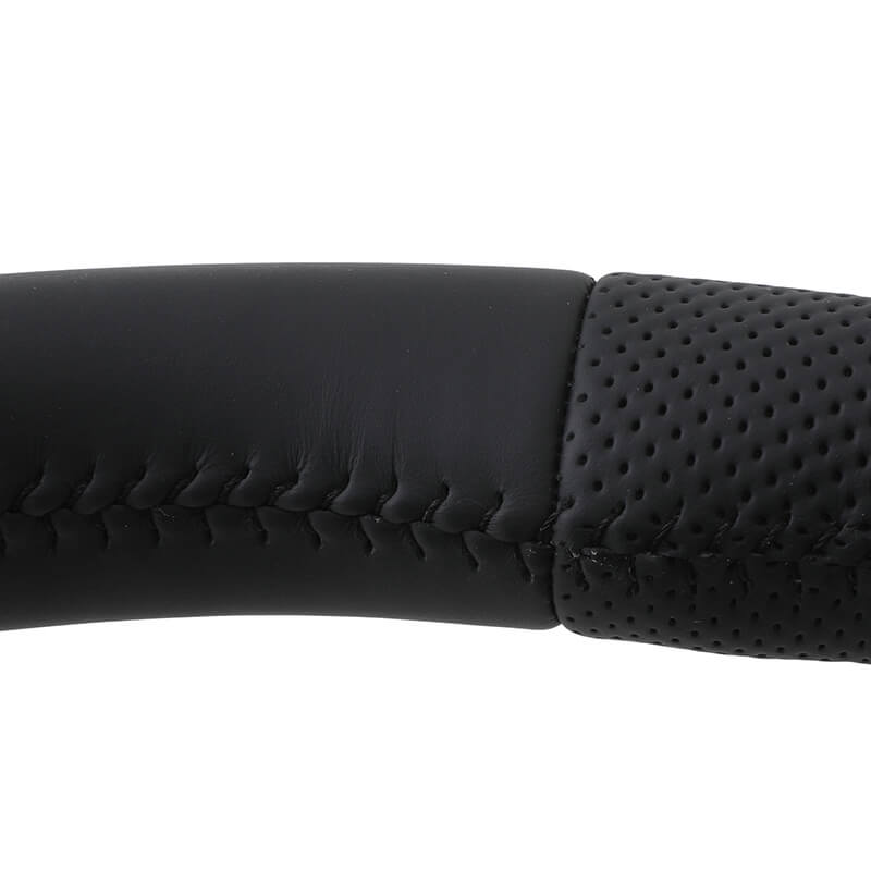 Audi - Halv Perferted Læder - Sorte Sygninger