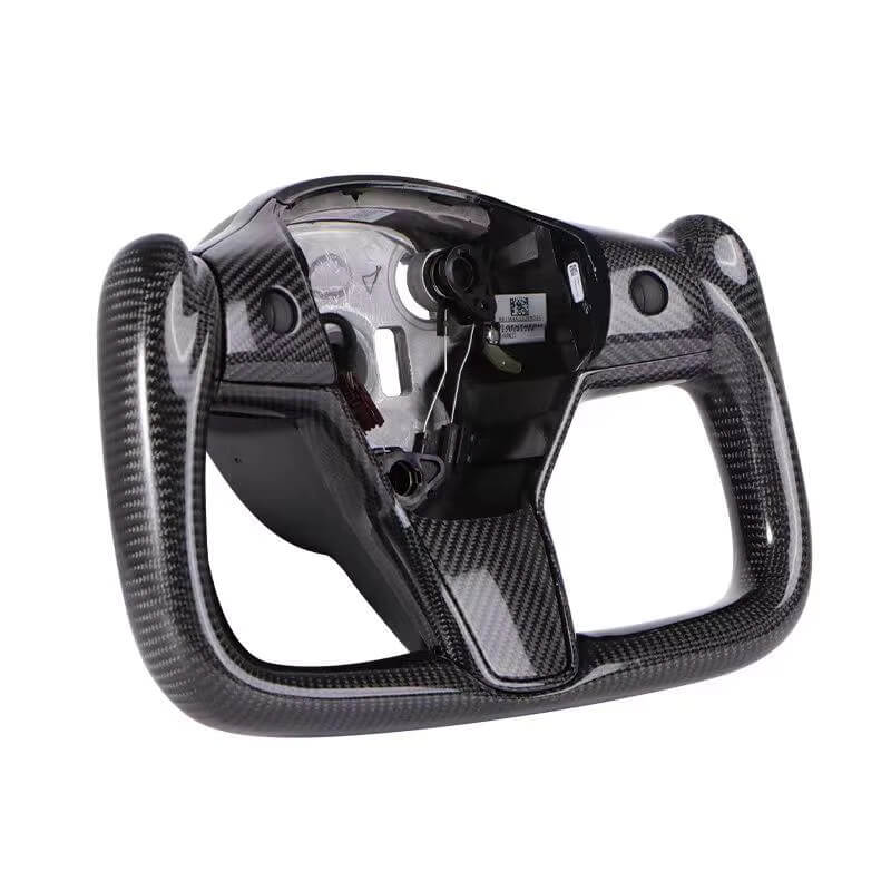 Tesla 3/Y/S/X - Yoke - Fuld Carbon Glossy - 2018-2024