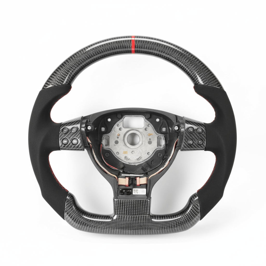 VW Golf MK5 - Røde detaljer - Alcantara Sider - Med knapper