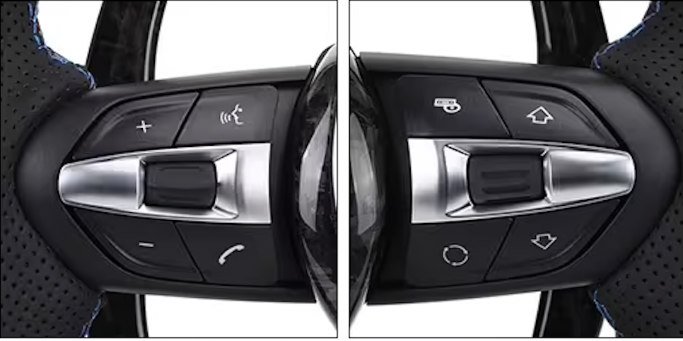 BMW - F-Serie - Forged Carbon - Sort Nappa Læder