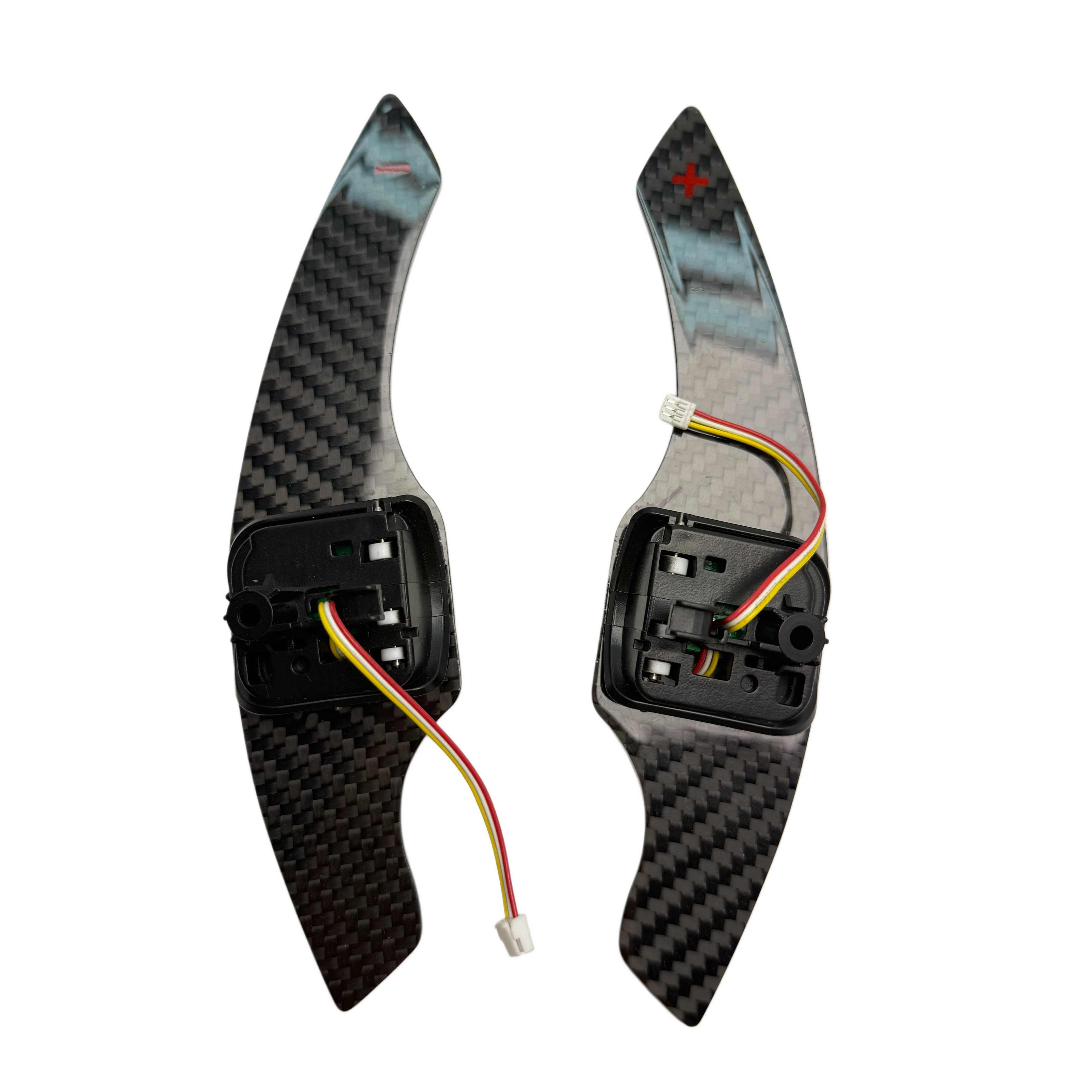 Audi - Carbon Fiber - Paddleshifters - Rød