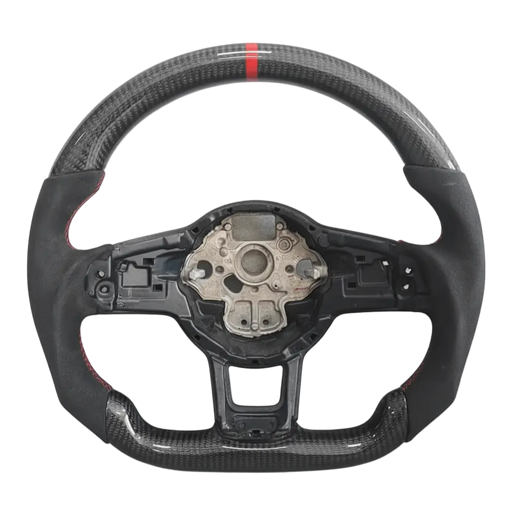 VW Golf 7/7,5 - Carbon - Rød Carbonit