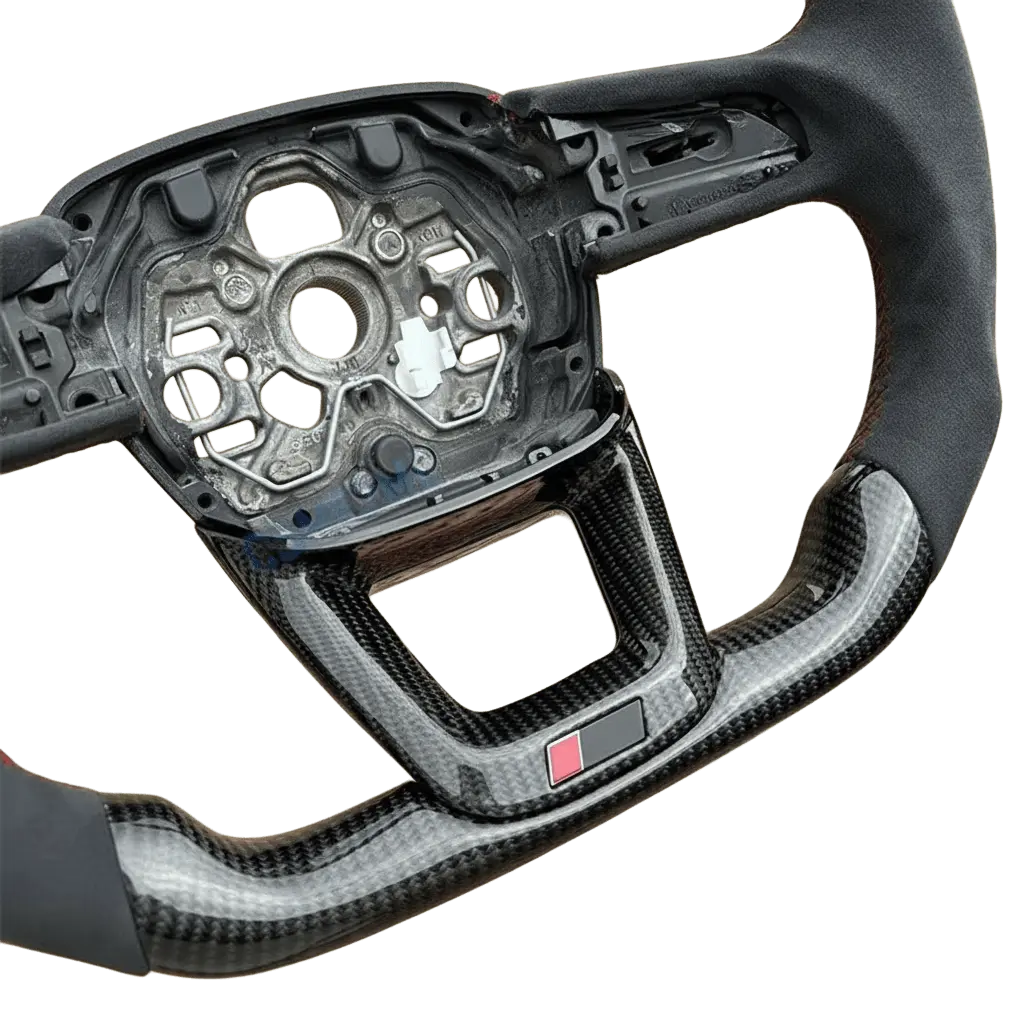 Audi - A3 Q3 - Alcantara - Rød Carbonit