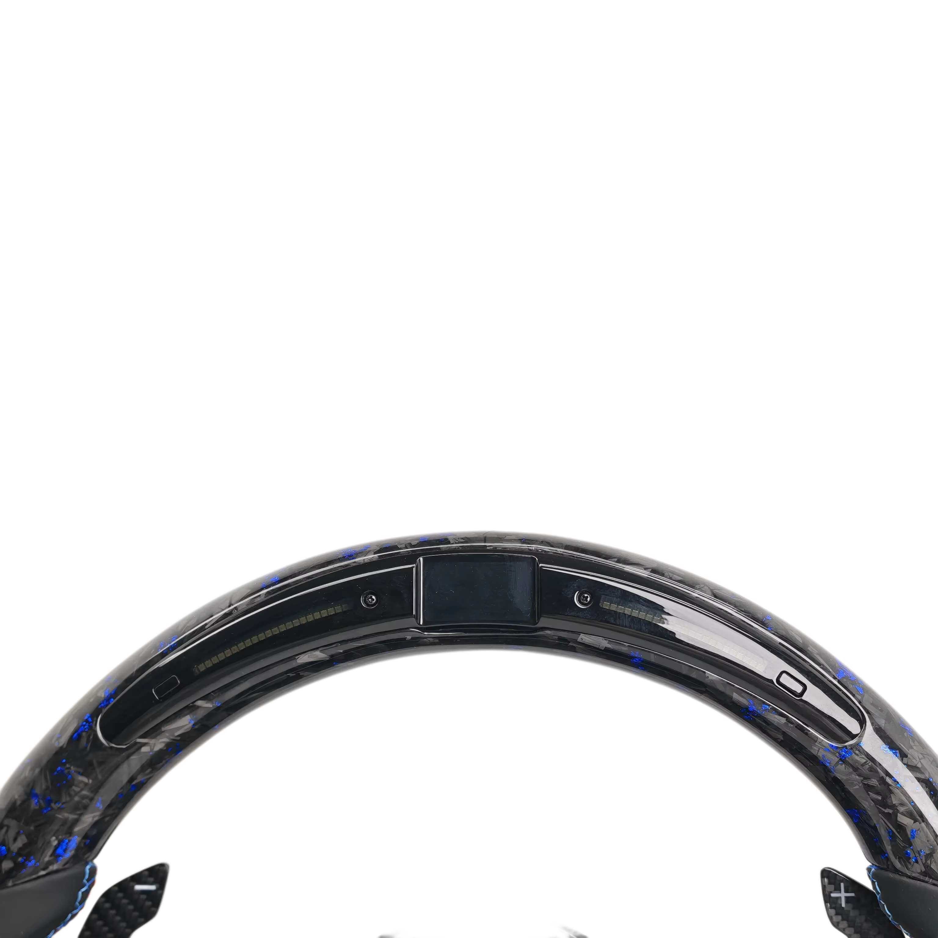 BMW - F-Serie - Blå Forged Carbon - Sort Nappa Læder