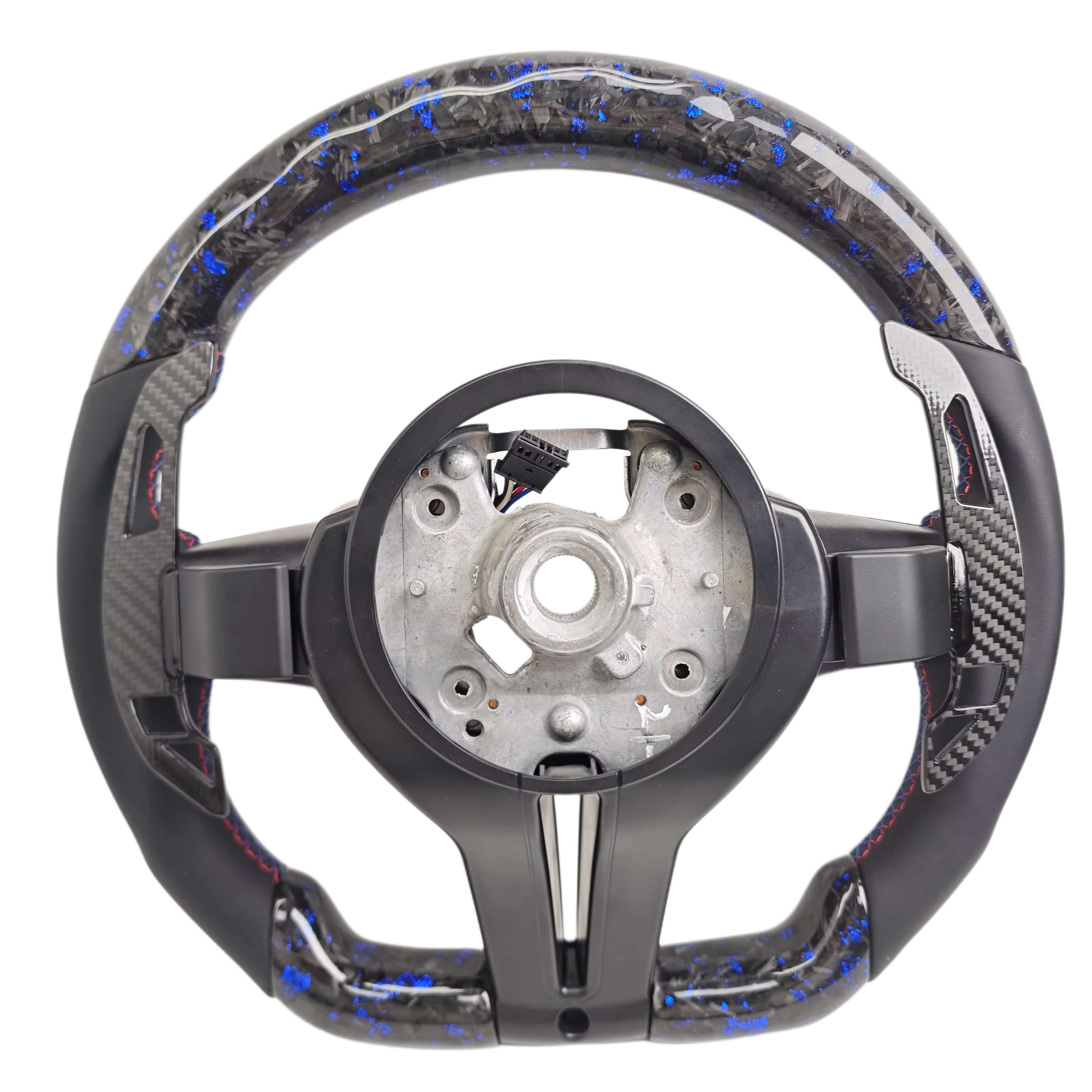 BMW - F-Serie - Blå Forged Carbon - Sort Nappa Læder