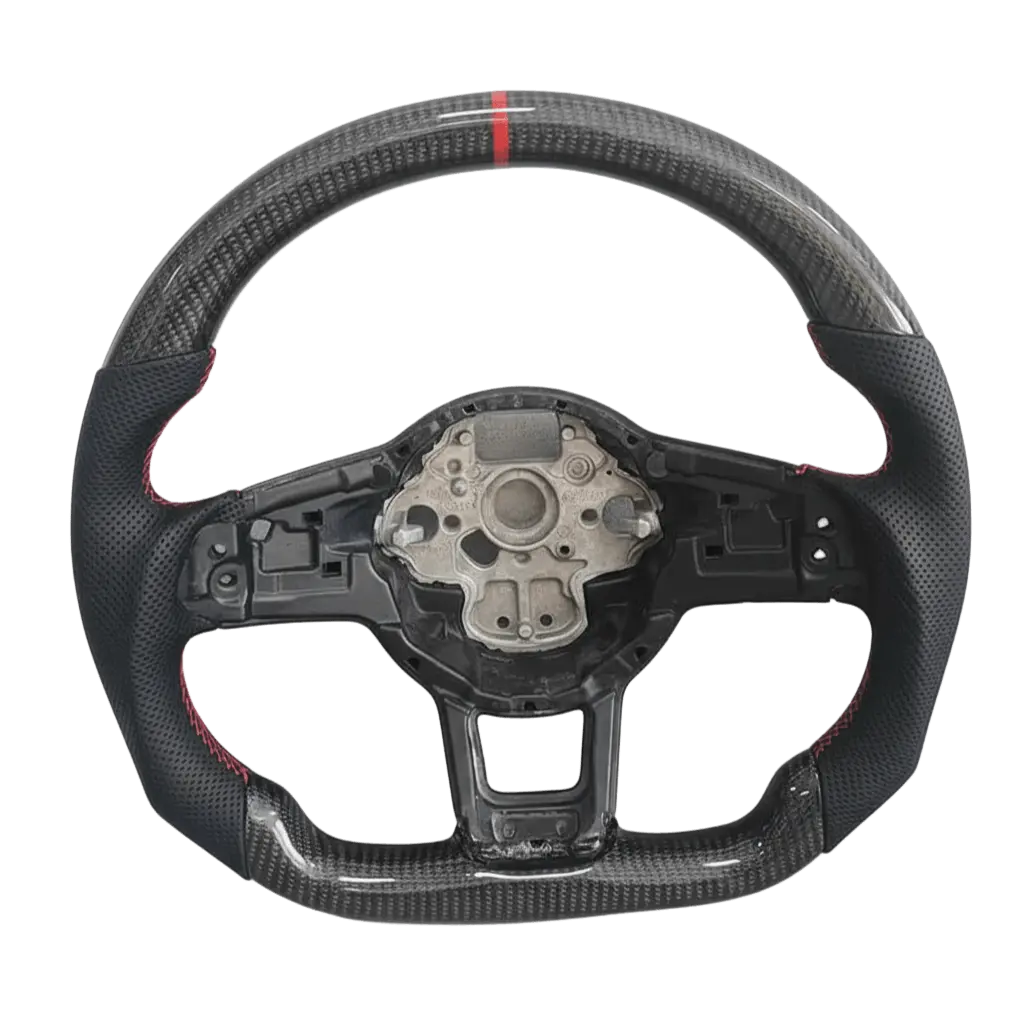 VW Golf 7/7,5 - Carbon - Rød Carbonit