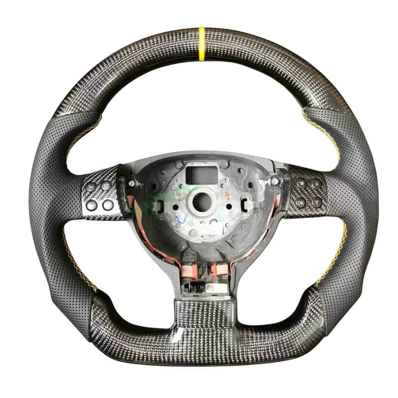 VW - Golf 5 - Perferted Læder - Gul - Carbonit