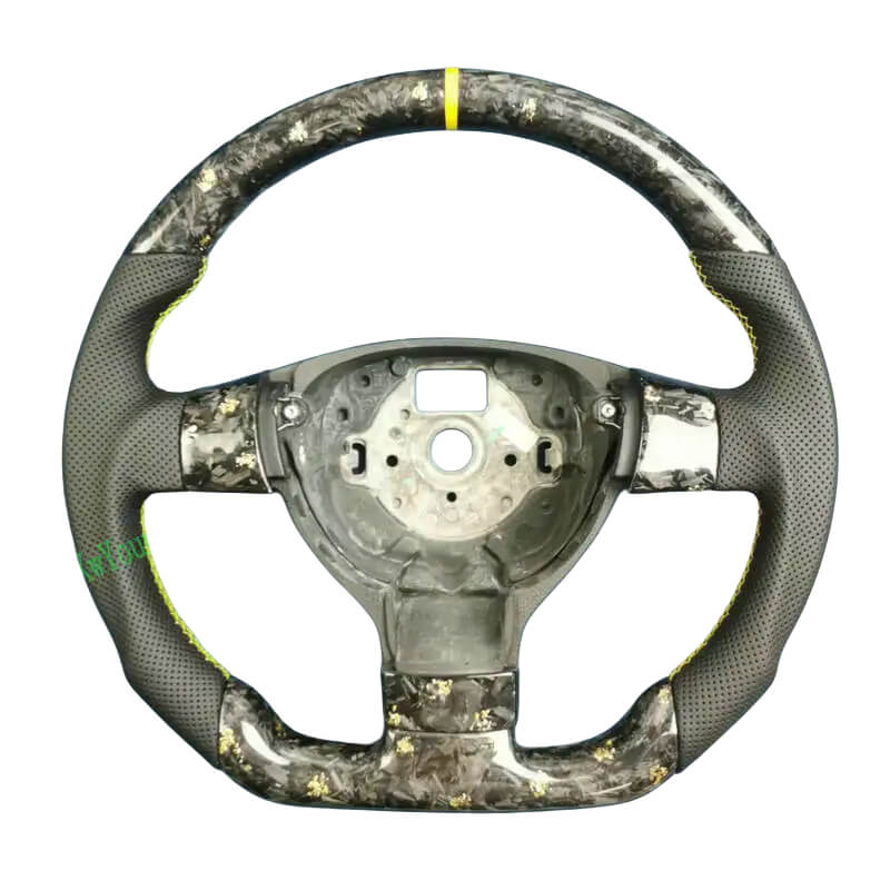 VW - Golf 5 - Sort Forged Carbon - Gul - Carbonit