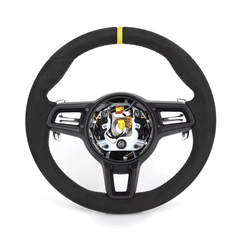 Porsche - Fuld Alcantara - Gul Toplinje