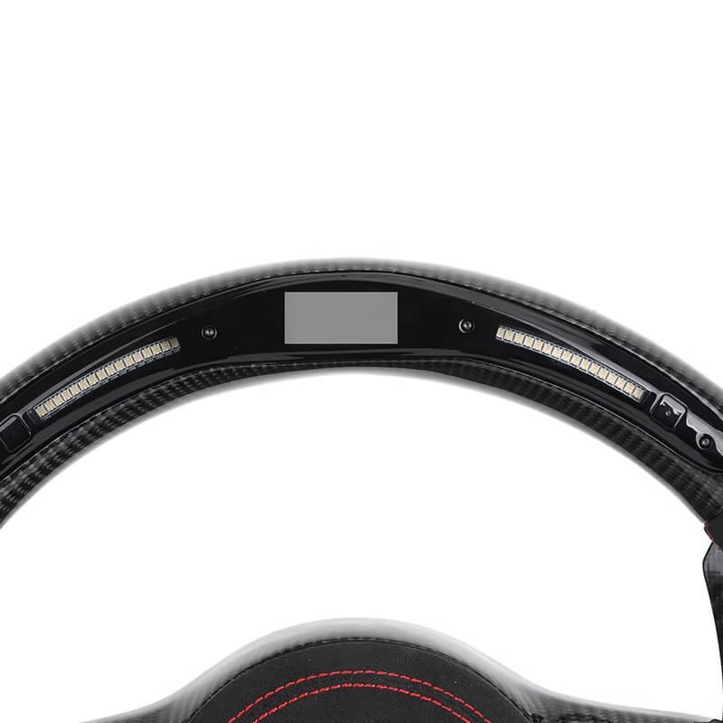 Mercedes Benz - Carbon - Perferted Læder - Røde Detaljer - LED Skærm