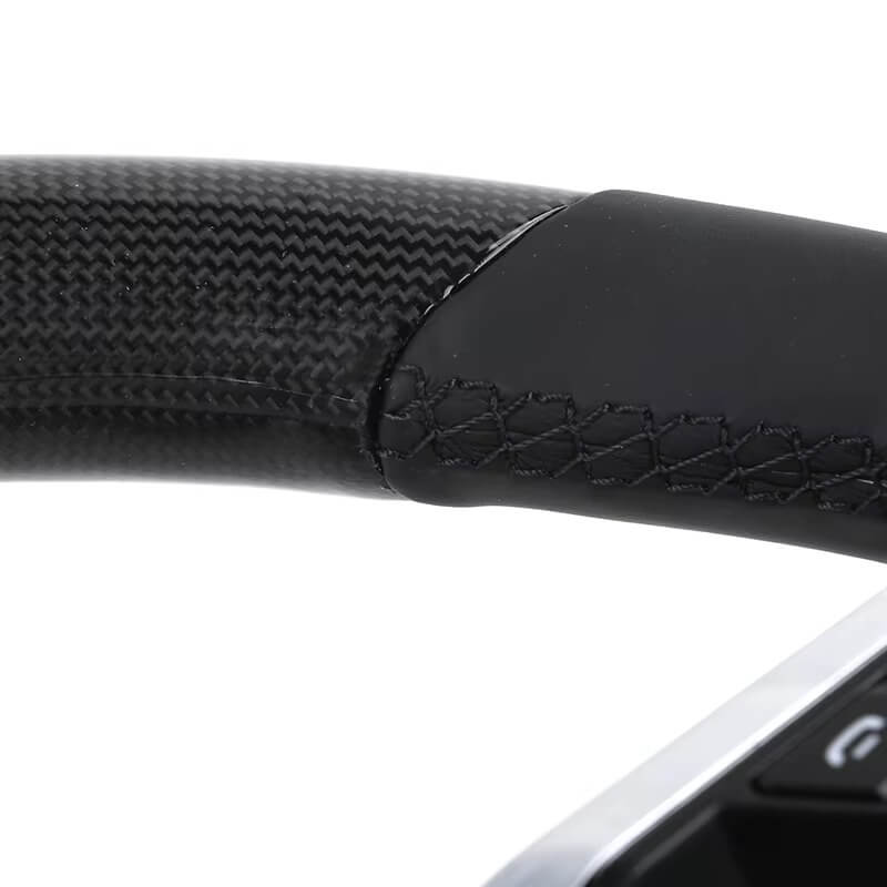 Porsche - Piano Sort Carbon - Læder Sider