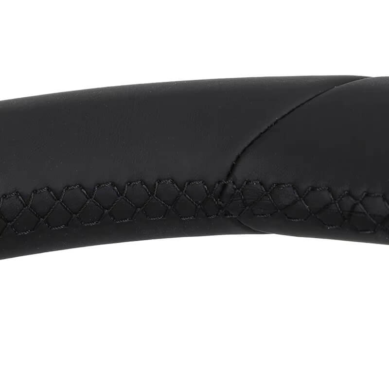 Porsche - Fuld Sort Læder - Med Knapper