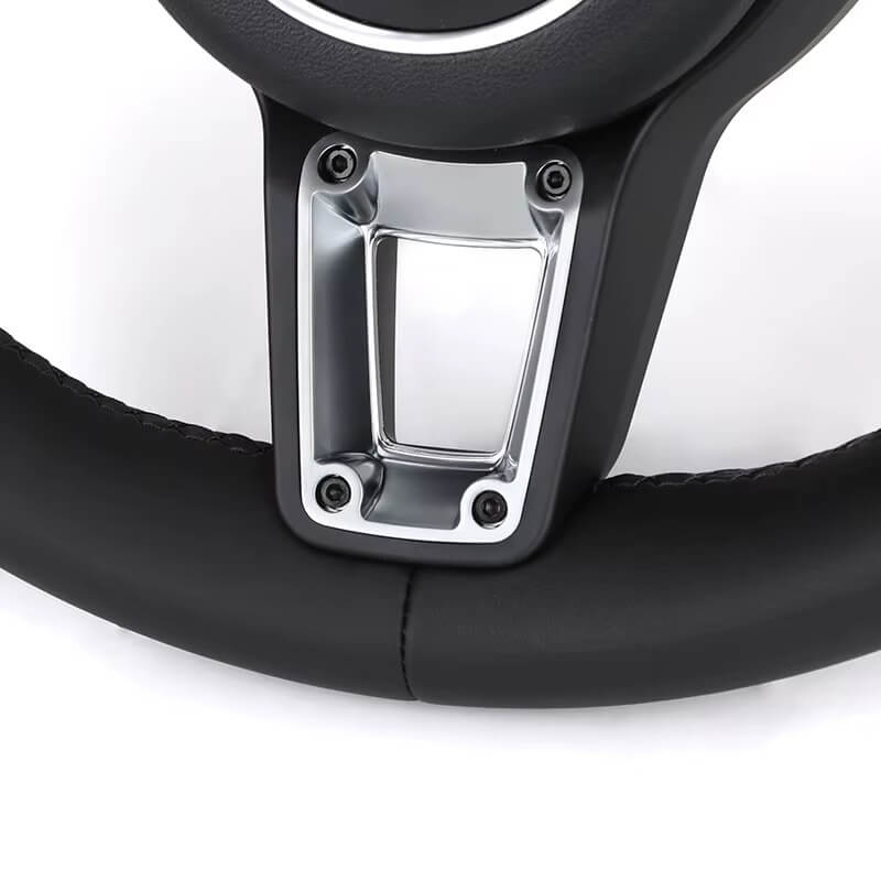 Porsche - Fuld Sort Læder - Med Knapper