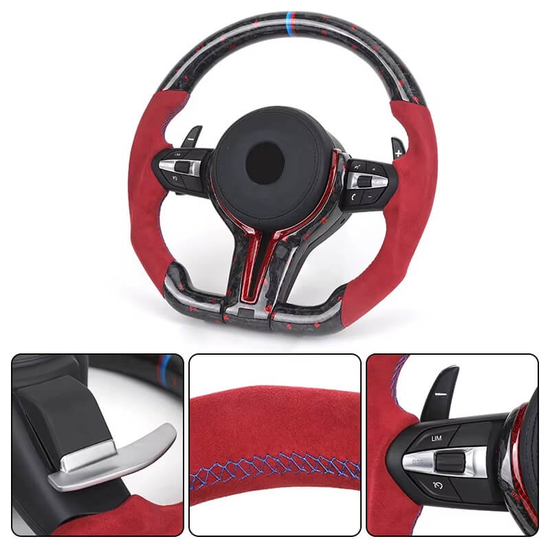 BMW - F-Serie - Carbon - Rød Alcantara Sider